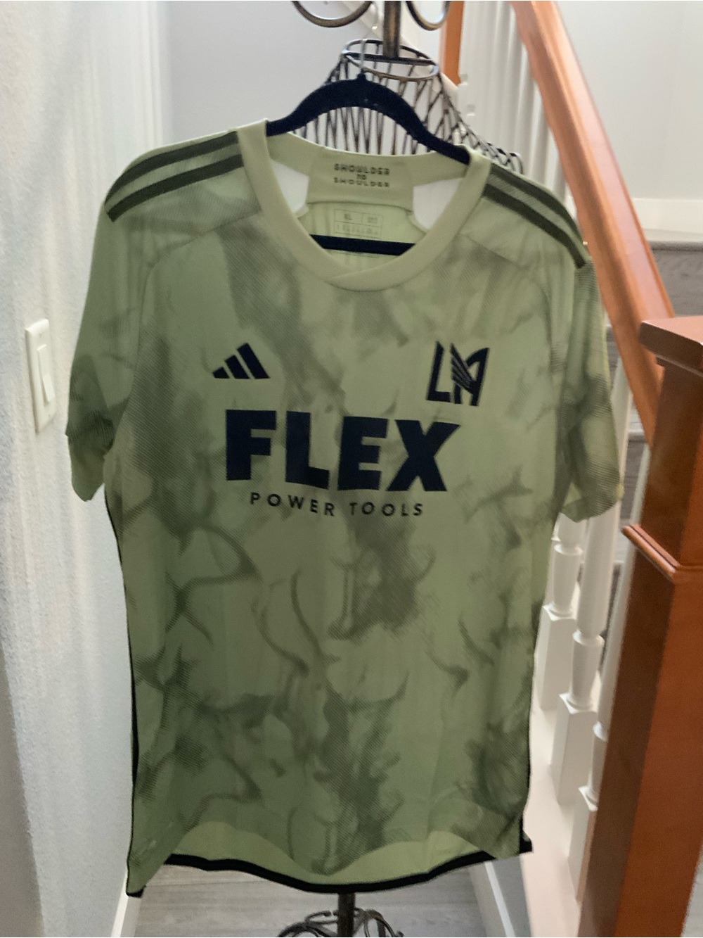 Adidas LAFC Away Soccer Jersey XL Men’s 2022 Green Flex Power Tools m